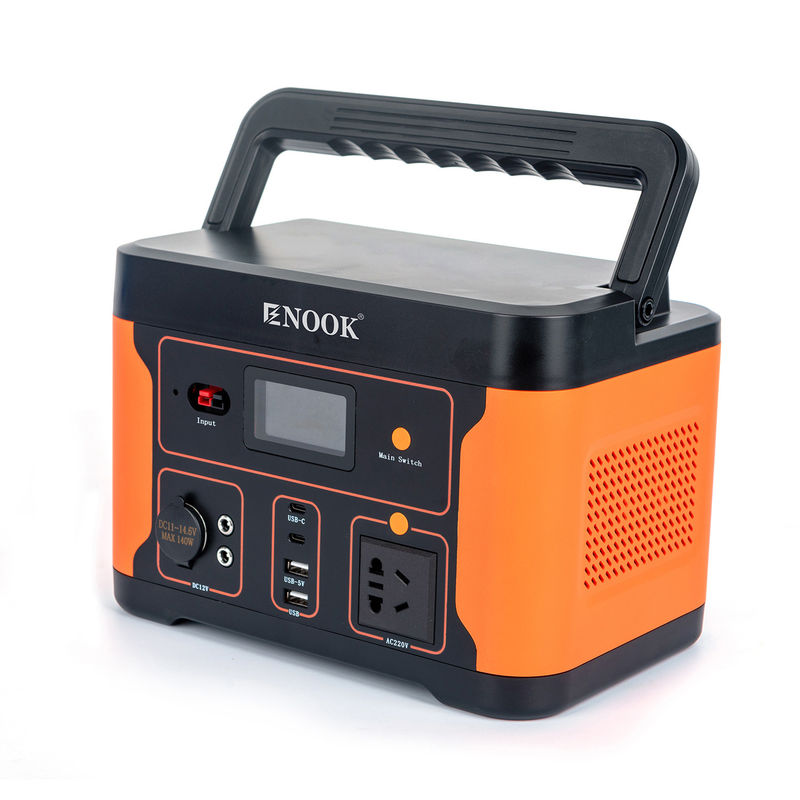Draagbare 500W Home Energy Storage Battery Zonne-oplaadstation LFP-batterijtype