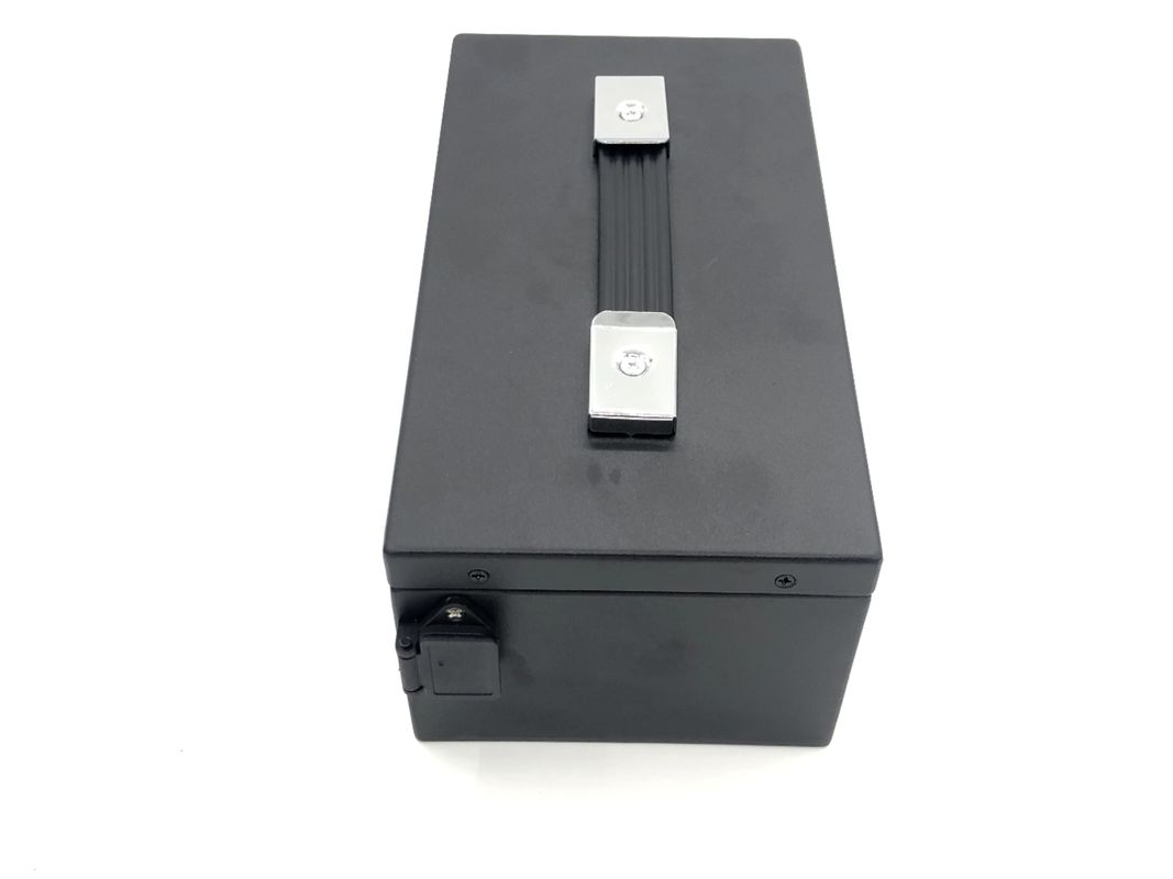 Zwarte type E fietsbatterij 20A 48v 20ah Lithium-ion batterijcellen