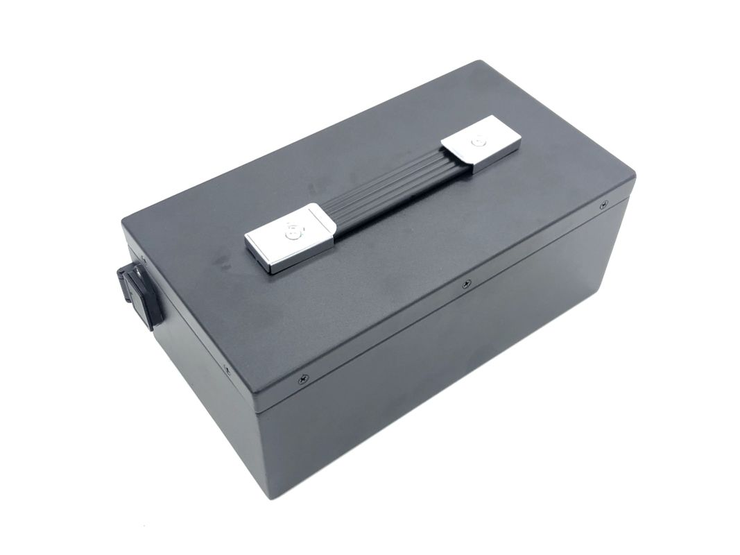 Zwarte type E fietsbatterij 20A 48v 20ah Lithium-ion batterijcellen
