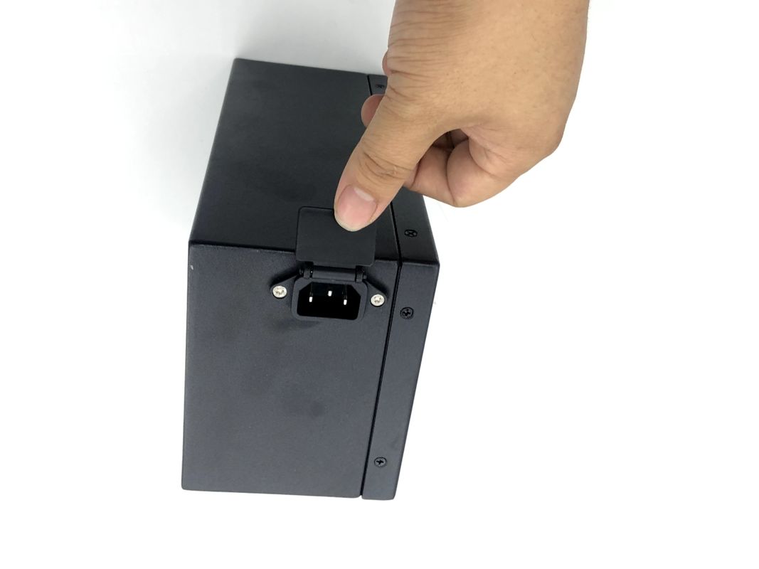 Zwarte type E fietsbatterij 20A 48v 20ah Lithium-ion batterijcellen