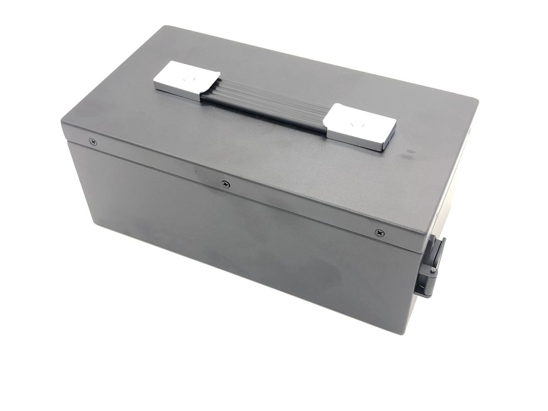 Zwarte type E fietsbatterij 20A 48v 20ah Lithium-ion batterijcellen