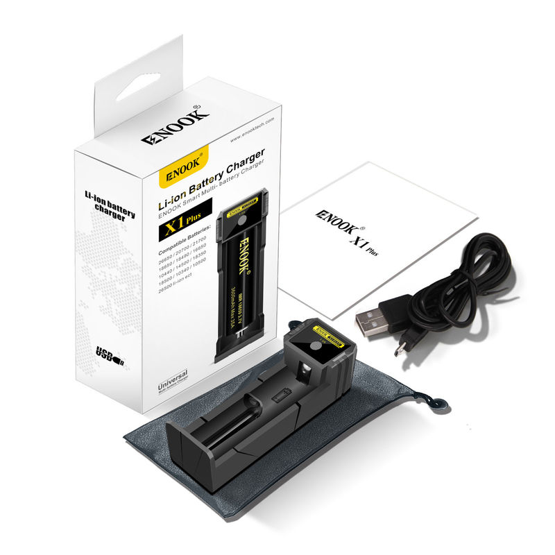 DC 5V 1A Lithium-ion batterij oplader compatibel met 26650 20700 21700 18650 batterij