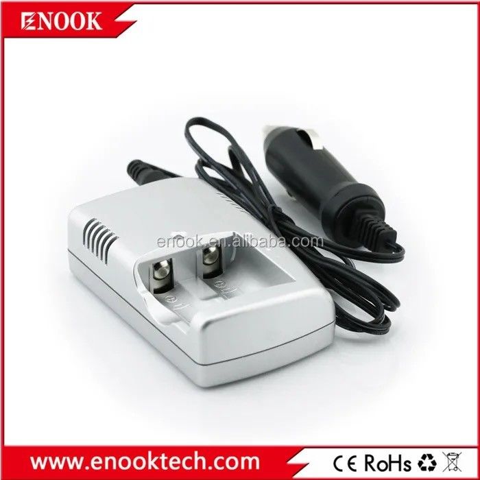 Plastic 18650 Smart Li-ion batterij oplader aangedreven luidsprekers zilveren kleur
