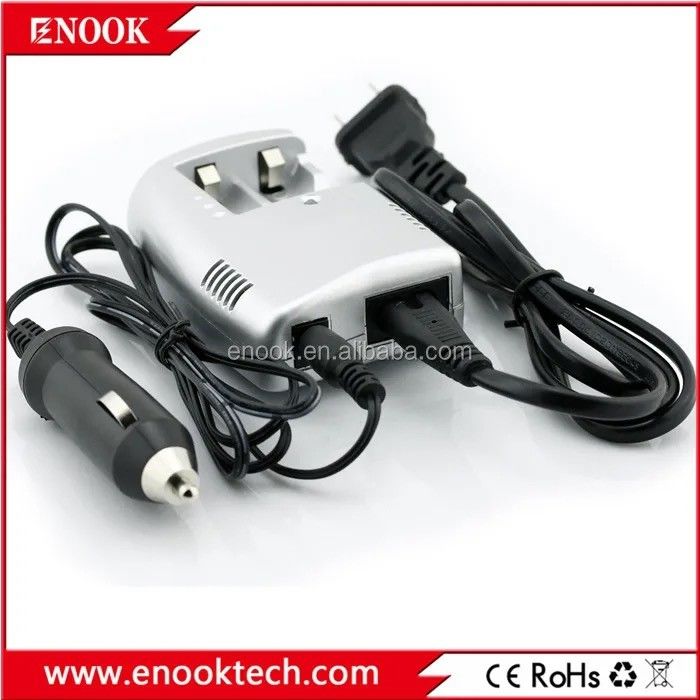 Plastic 18650 Smart Li-ion batterij oplader aangedreven luidsprekers zilveren kleur
