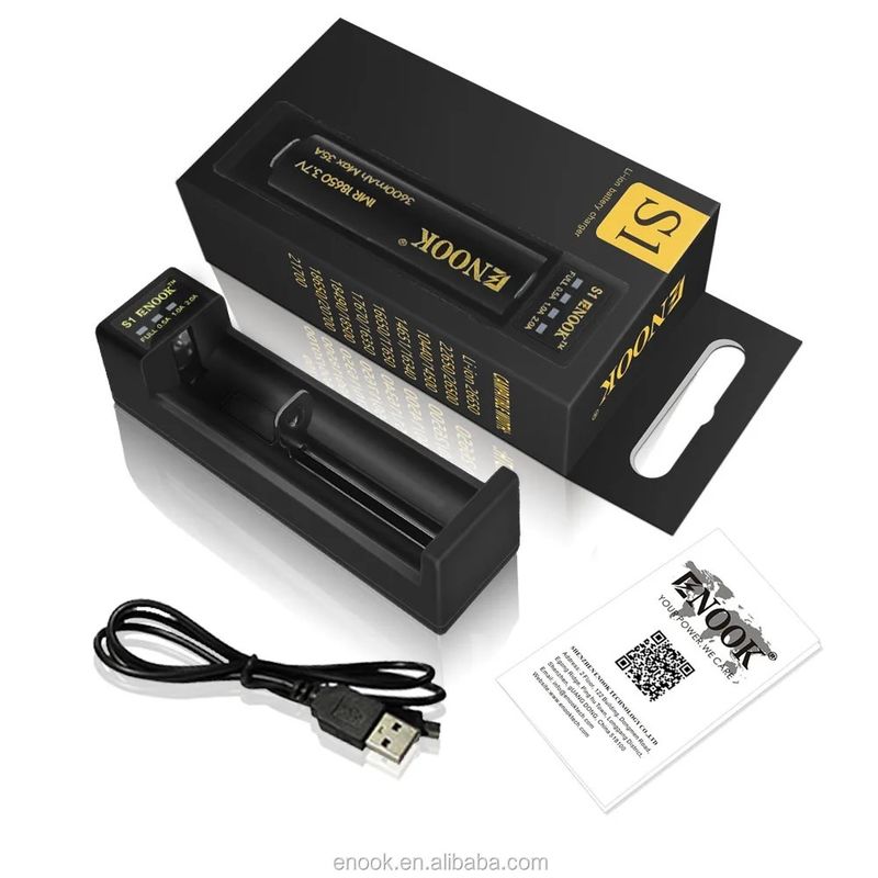 3.7V 2A Lithium Ion Battery Charger 18650 26650 16340 18490 21700 20700 Battery