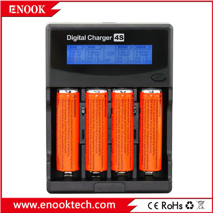 Smart 4 Slots AA AAA batterijoplader DC3.6V / 3.7V oplaadbare batterijoplader