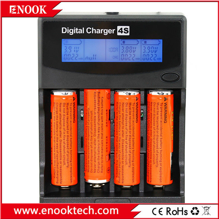 Smart 4 Slots AA AAA batterijoplader DC3.6V / 3.7V oplaadbare batterijoplader