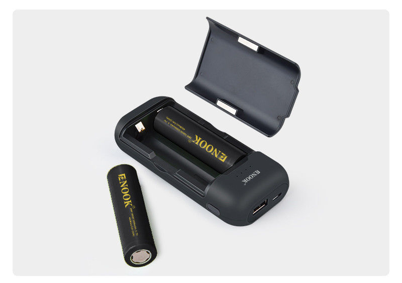 Verwijderbare 18650 21700 lithium-ion batterij oplader type C snellaadkrachtbank