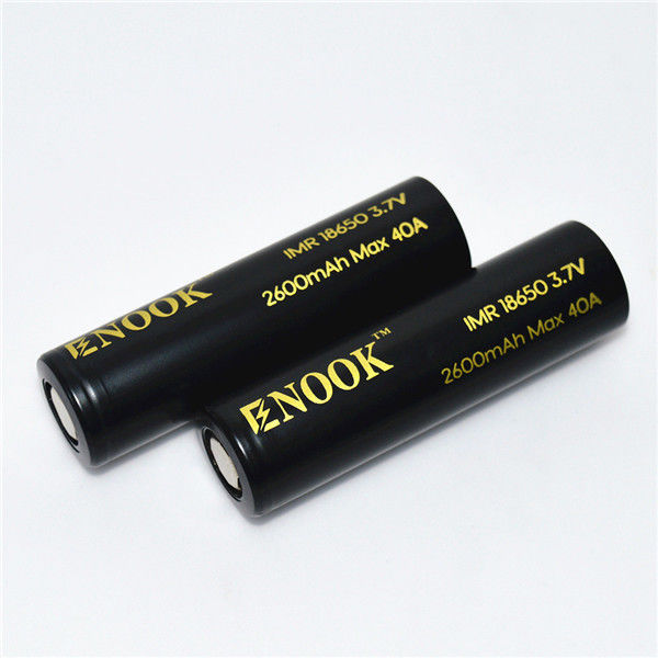 Enook hoge ontladingssnelheid 18650 globe batterij enook 18650 2600mAh 40A 18650 lithium-ion batterij
