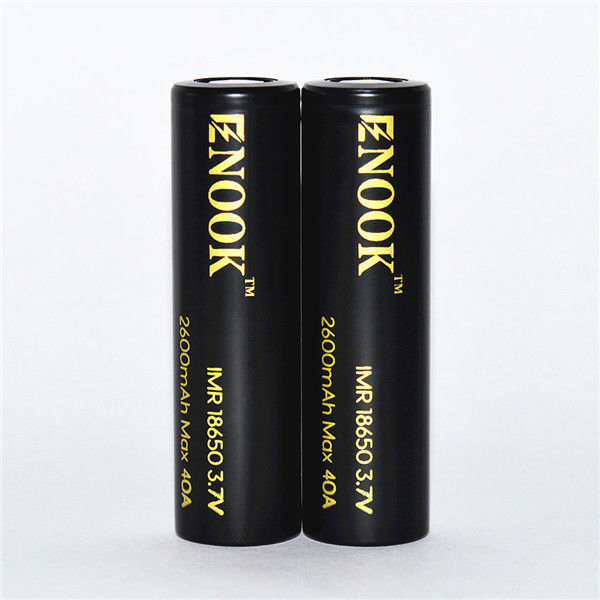 Enook hoge ontladingssnelheid 18650 globe batterij enook 18650 2600mAh 40A 18650 lithium-ion batterij