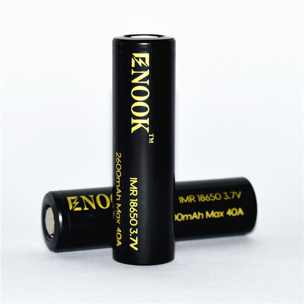 Enook hoge ontladingssnelheid 18650 globe batterij enook 18650 2600mAh 40A 18650 lithium-ion batterij