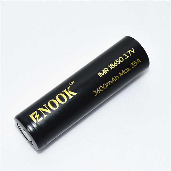Hoge ontladingssnelheid 3600mAh Max 35A 18650 oplaadbare batterij 3.7V Lithium-ion batterij