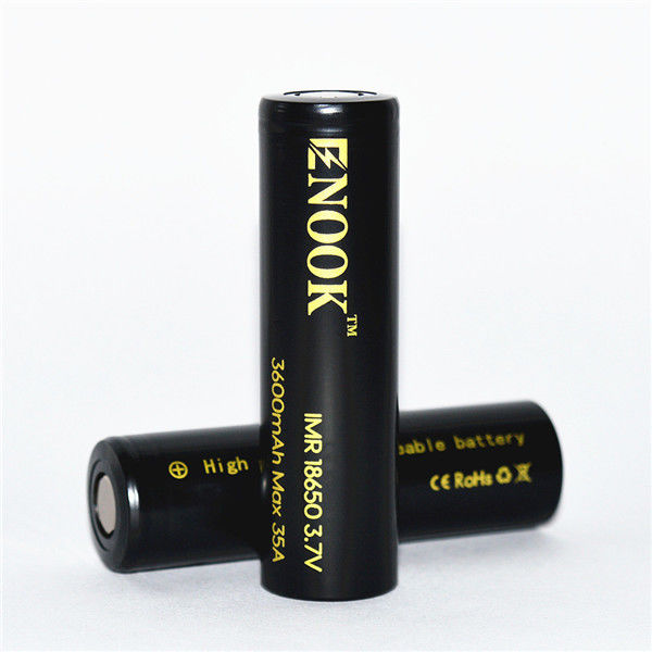 Hoge ontladingssnelheid 3600mAh Max 35A 18650 oplaadbare batterij 3.7V Lithium-ion batterij