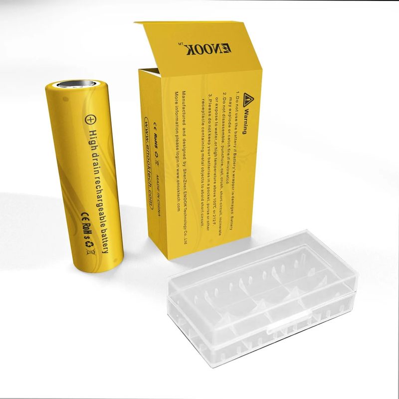 Doublepow Groothandelsprijs 18650 3.7V 2200mah oplaadbare batterijcel 40A 3.7V mod 18650 gele lithium-ion batterij