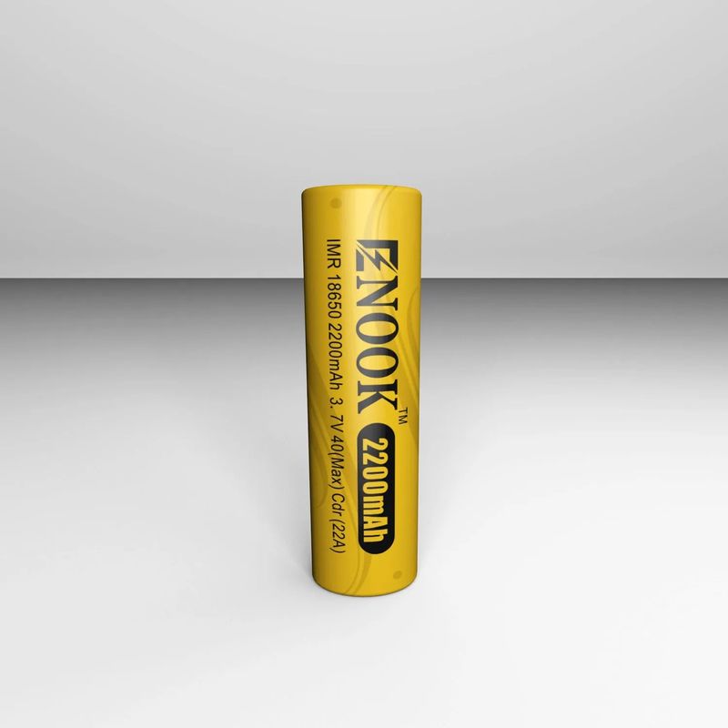 Doublepow Groothandelsprijs 18650 3.7V 2200mah oplaadbare batterijcel 40A 3.7V mod 18650 gele lithium-ion batterij
