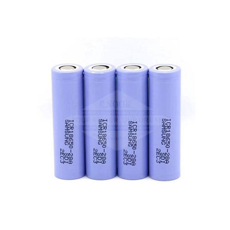 Oplaadbare 3.7 V 18650 Li-ion batterij 2800mAh Hoogvermogen Lithium-ion batterij