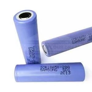 Oplaadbare 3.7 V 18650 Li-ion batterij 2800mAh Hoogvermogen Lithium-ion batterij