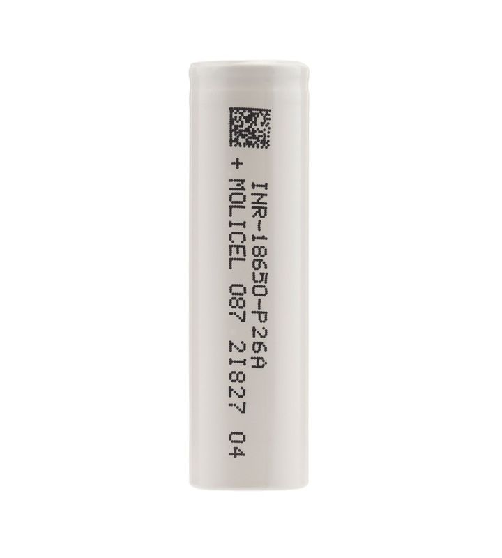 Molicel P26A 18650 accucel Lithium Ion 35A 3.7 V oplaadbare accu 2600mah