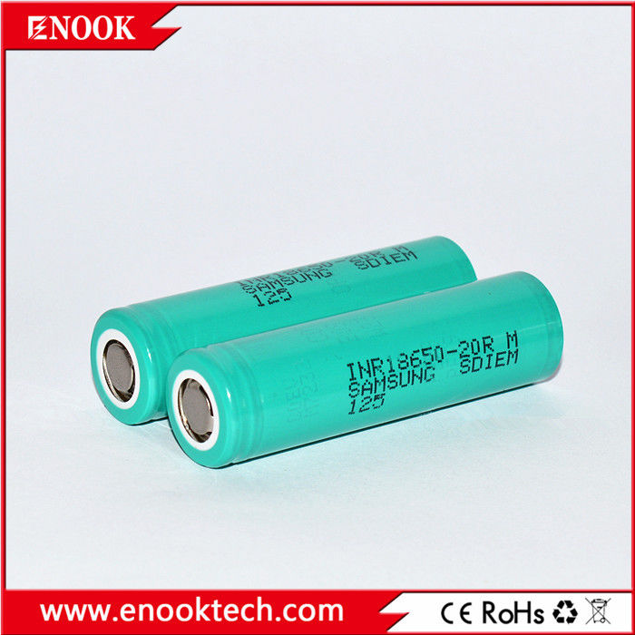 In voorraad 18650 samsung 20R 3.7v 2000mah 18650 Lithium oplaadbare Li-ion batterij Voor batterijpakket