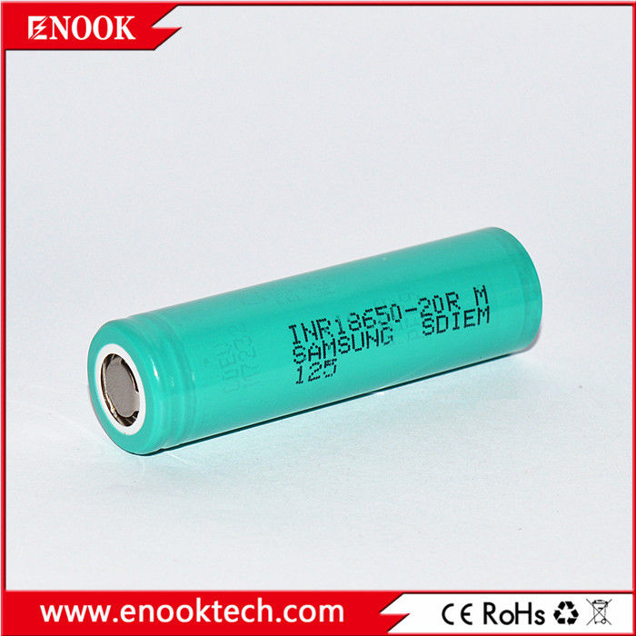 In voorraad 18650 samsung 20R 3.7v 2000mah 18650 Lithium oplaadbare Li-ion batterij Voor batterijpakket