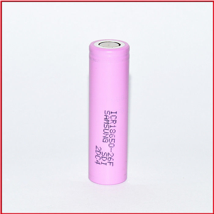 Oplaadbare 18650 accucel 3.7V 2600mah 18650 Li-ion accu voor zaklamp