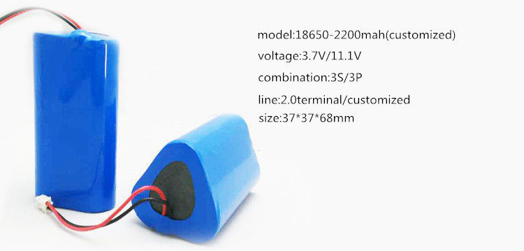 3S3P 18650 Lithium Ion Battery Pack 2200mah 3.7V 11.1V Voor elektrische gereedschappen