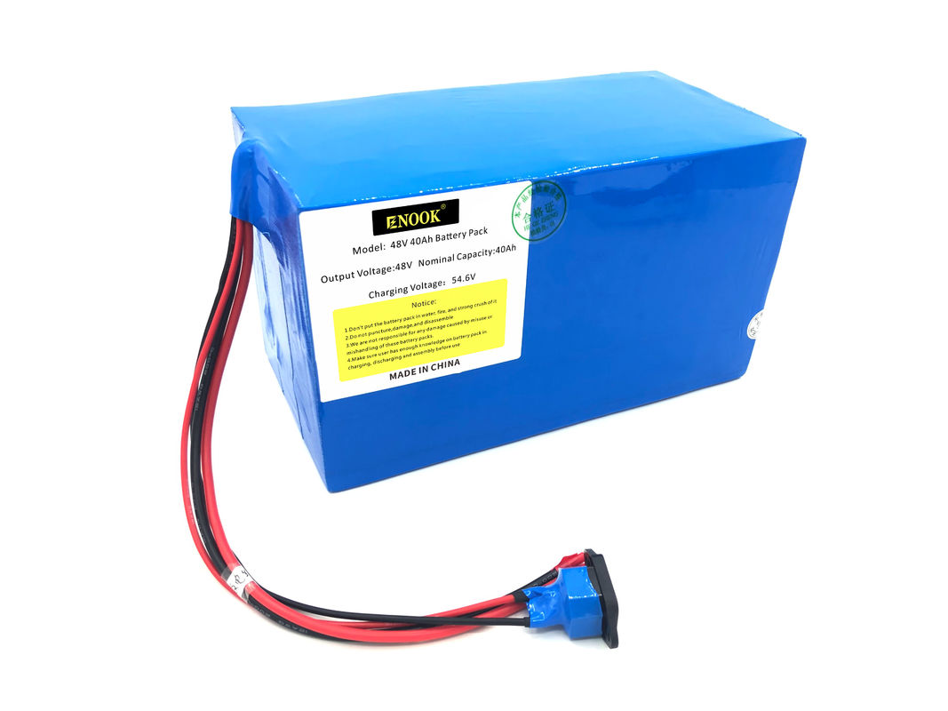 Enook Blauw Type 48v 40ah Lithium Ion Battery voor E Bike Op maat