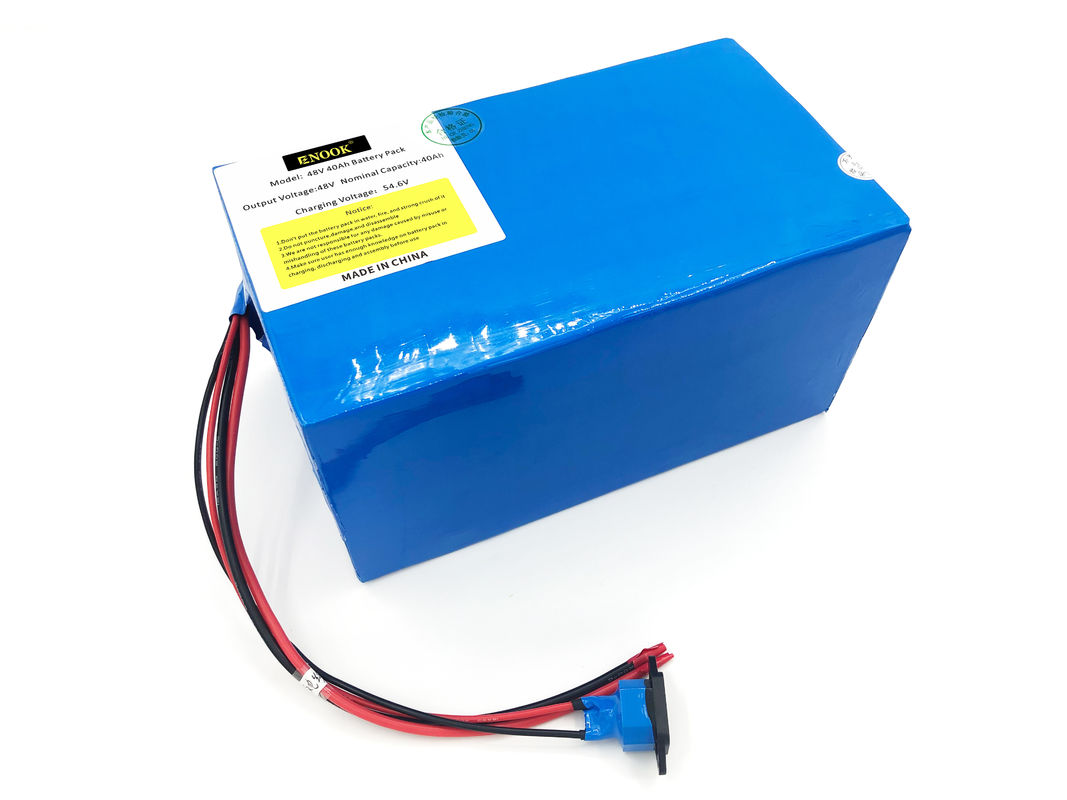 Enook Blauw Type 48v 40ah Lithium Ion Battery voor E Bike Op maat
