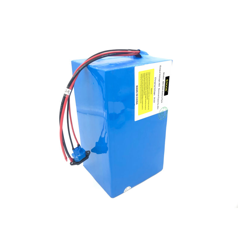 48V 40Ah 50A E scooter batterij Blauw type Lithium Ion E fiets batterij met oplader