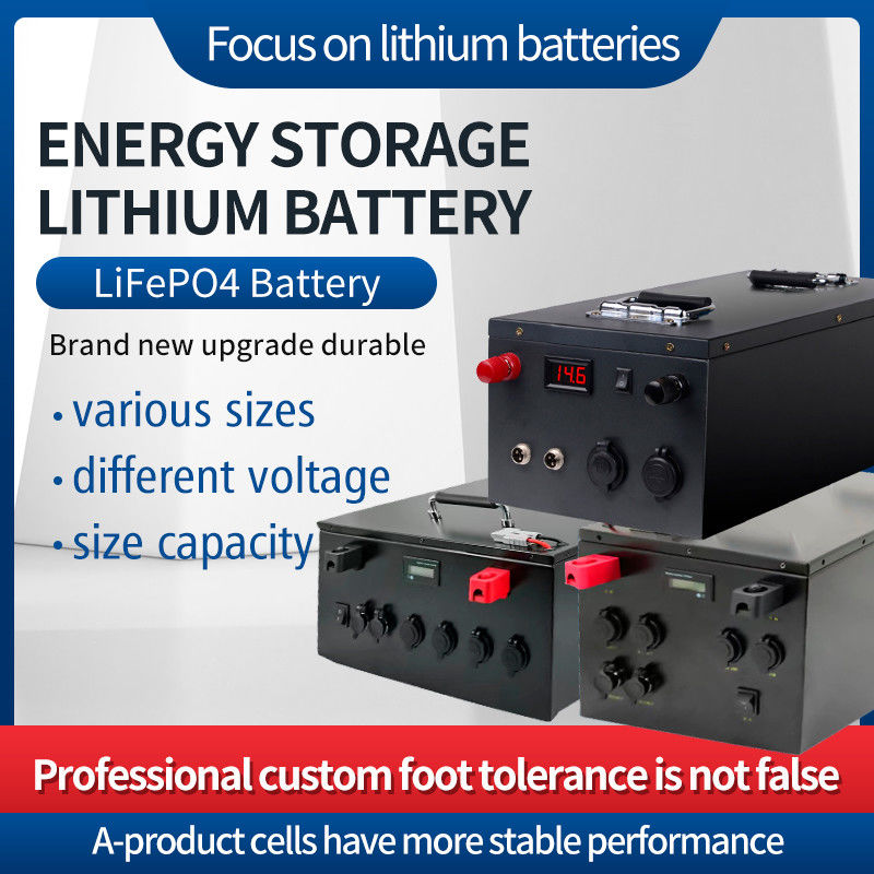 Server Rack Lithium-ion Golfkar batterij 5KW 51.2V 100Ah LiFePo4 oplaadbare batterij