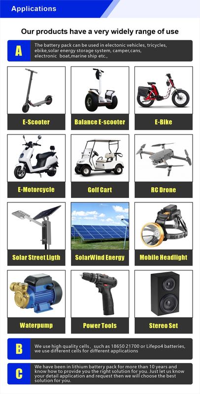 1500W batterijen Elektrische fietsen 48v lithium-ion batterij 25AH 30ah 40ah met BMS voor Ebike scooter