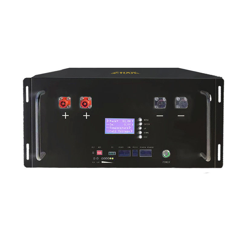 Smart BMS LiFePO4 10kwh 48V 200Ah Solar Lithium Ion Server Rack gemonteerd batterijpakket voor het zonnestelsel
