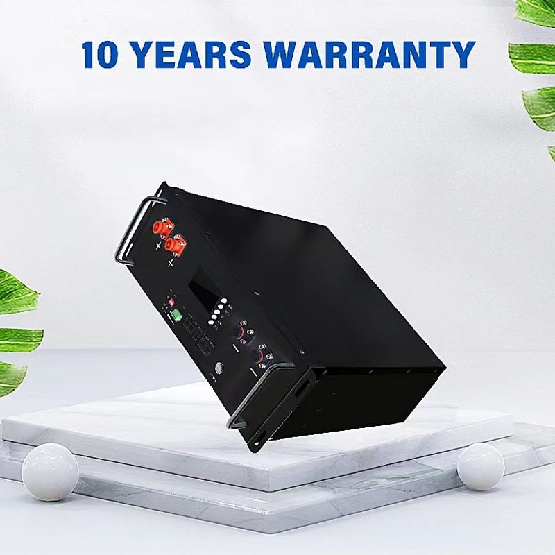Smart BMS LiFePO4 10kwh 48V 200Ah Solar Lithium Ion Server Rack gemonteerd batterijpakket voor het zonnestelsel