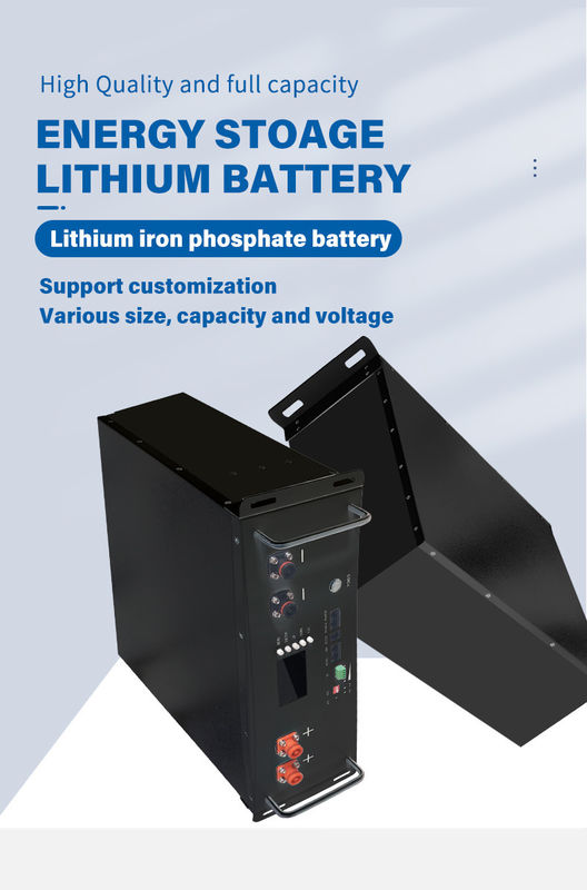 51.2V energieopslagbatterij voor serverrack met LiFePO4-batterijtype