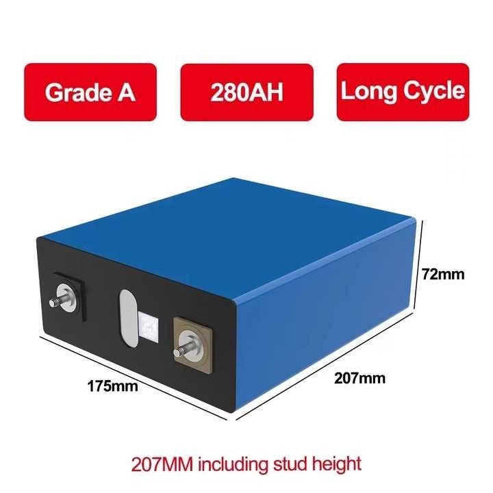 US EU Stock EV LF105 3.2v Lifepo4 cel Golfkar RV Vorklift Klasse A 100ah 105ah 115ah Prismatische lithium-ionbatterij