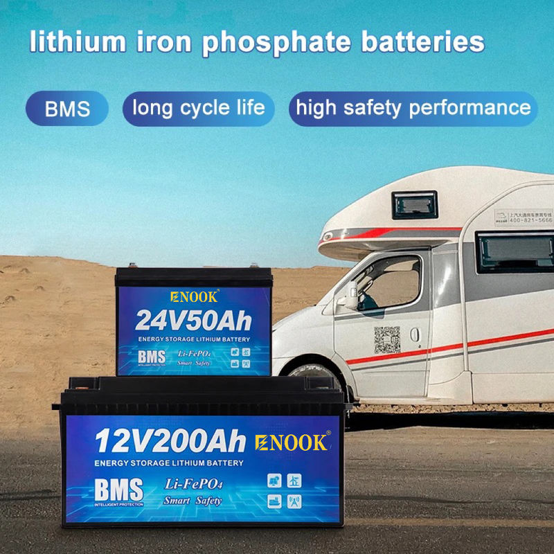 36V 48V 60V Li-lithium-ion batterij 12V 24V 100Ah 200Ah 300Ah BMS Solar Lifepo4 batterijpakket
