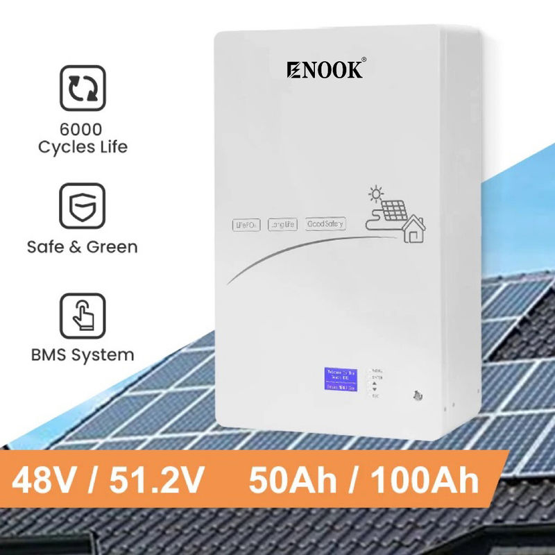 Solar Powerwall Battery 5kw 10kw LiFePO4 Lithium-ion Battery 48V 200ah Energiespeelbatterij