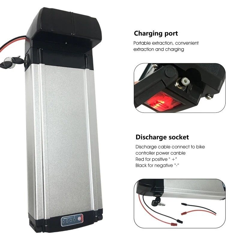 Achterste rek E-bike batterijpakket Charge Aluminium legering Shell batterij voor E-bikes