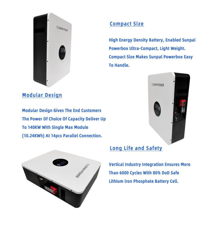 Lifepo4 Grade A lfp Cell 48volt Lithiumbatterij 5kw 10kw 15kwh 20 kwh 30kwh Huishoudelijke energieopslagbatterij