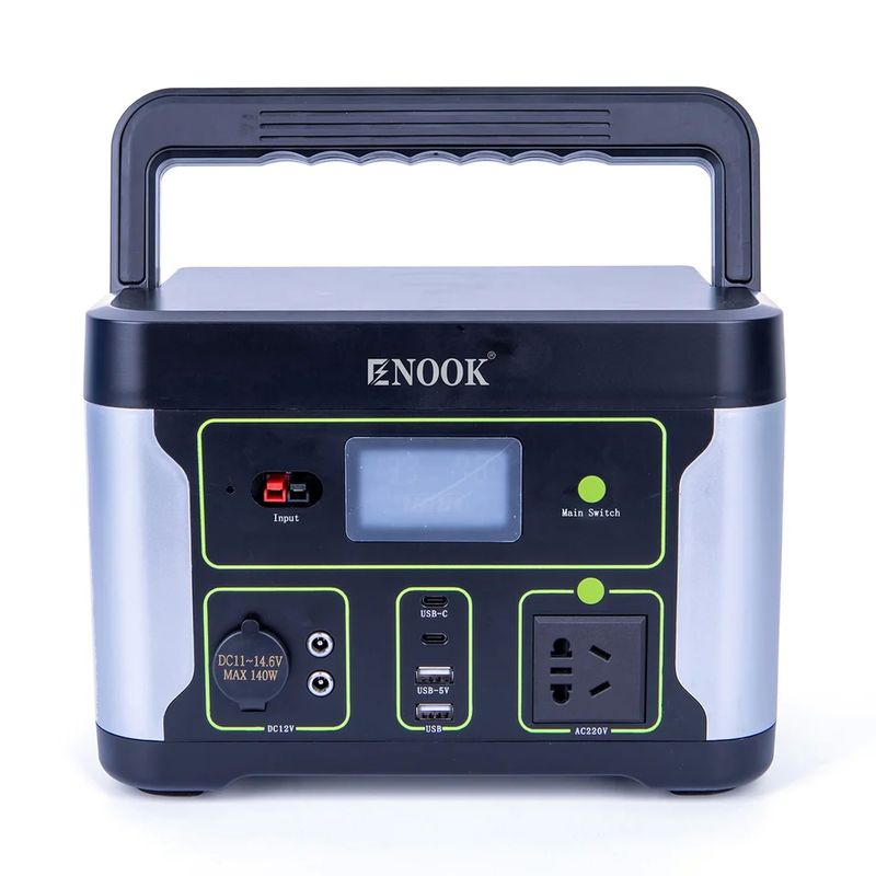 500W zonne-generator Zonne-oplaadbare draagbare elektriciteitscentrale Off-grid voor buitenkamperen