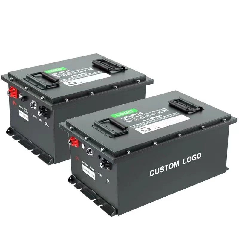 OEM/ODM Lifepo4 batterij Golfkar batterij 24V 36V 48V 72V 50Ah 100Ah 200Ah met Smart BMS
