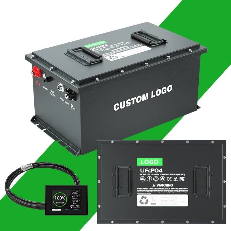Elektrische golfkar Lithium-ion batterijen met Bluetooth en 58,4V oplaadspanning