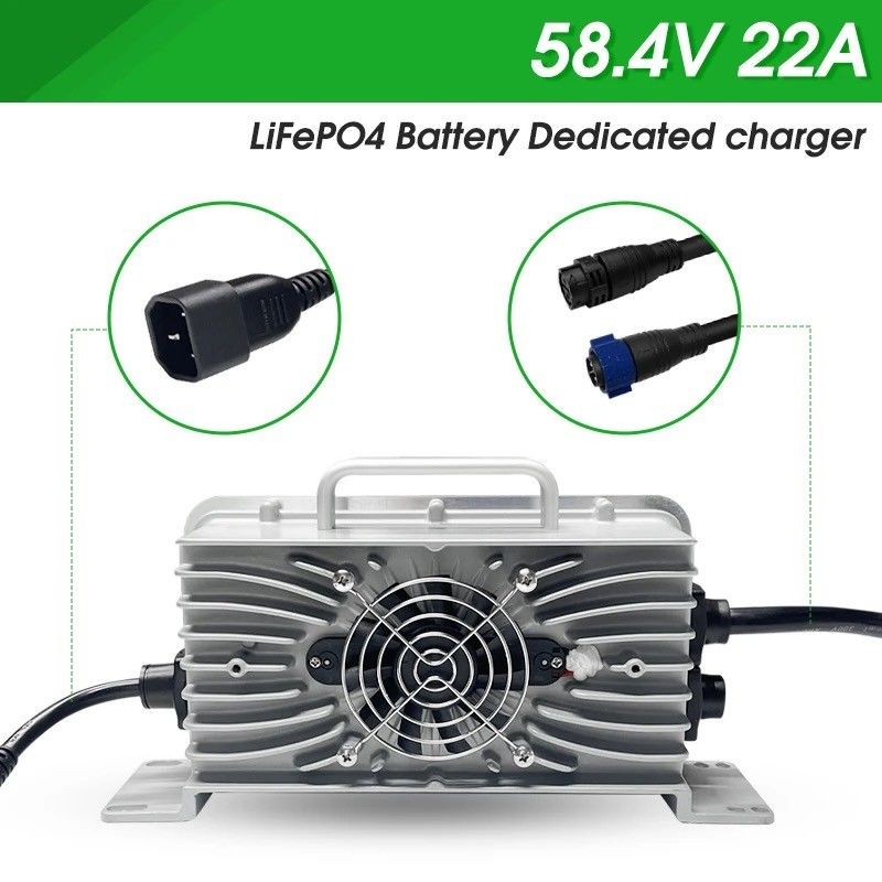 58.4V 100ah 105ah 200ah Golfkarretje LiFePO4 Lithium Ion Electric Battery Pack 51.2V Deep Cycle IP64