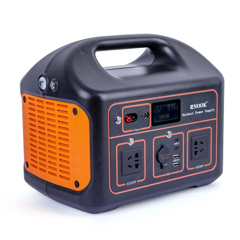 Buiten Nood Draagbare Power Station 1000W Pure Sinus Wave met AC Adapter